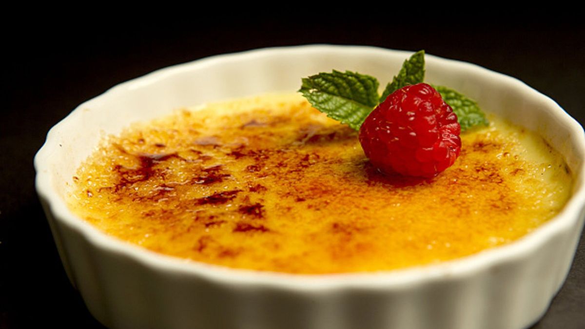Creme Brulee potrzebuje tylko trzech składników. 