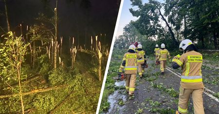 Żywioł spustoszył wieś. Straszne zdjęcia z woj. śląskiego