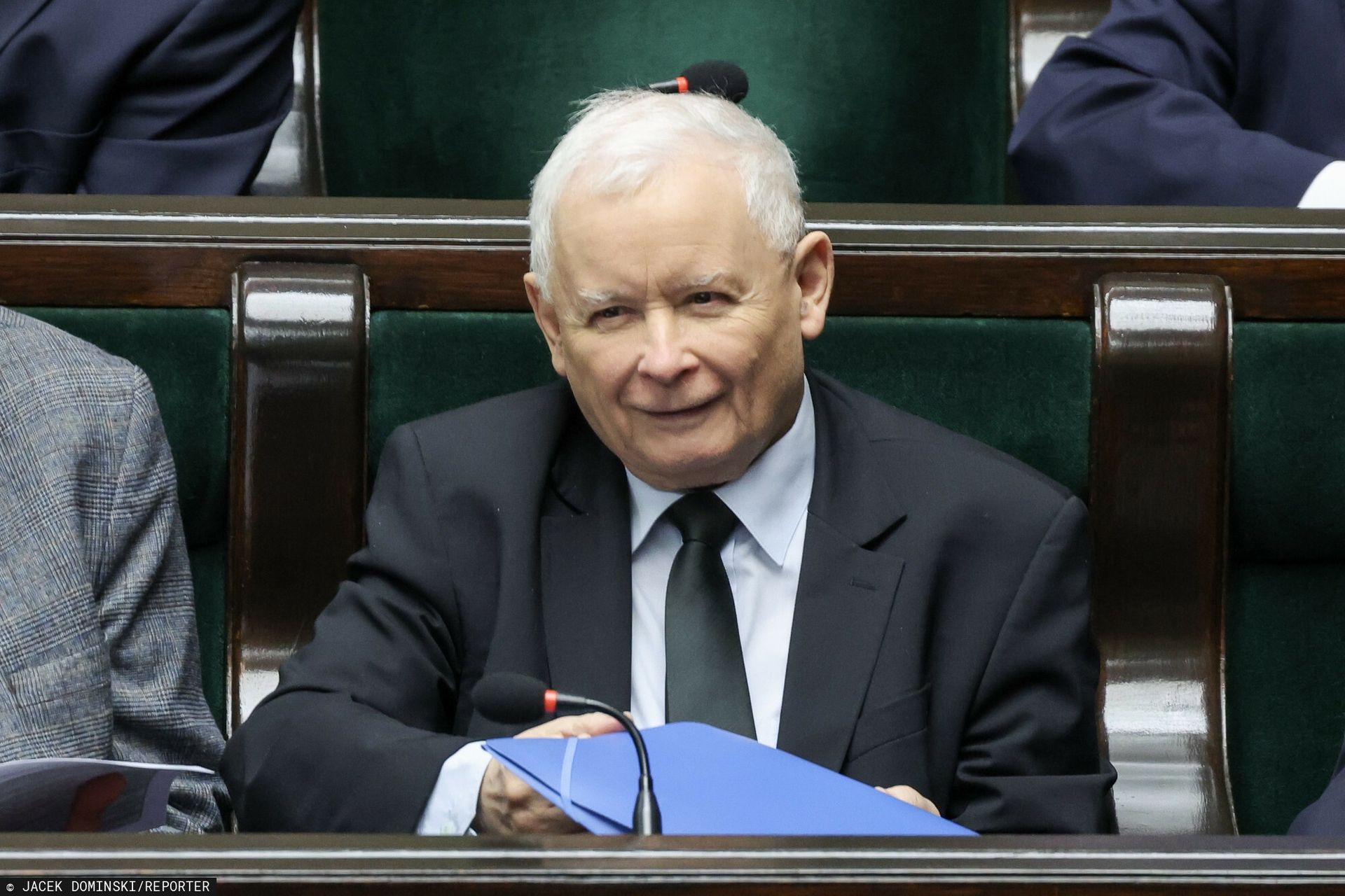 Kaczyński w domu
