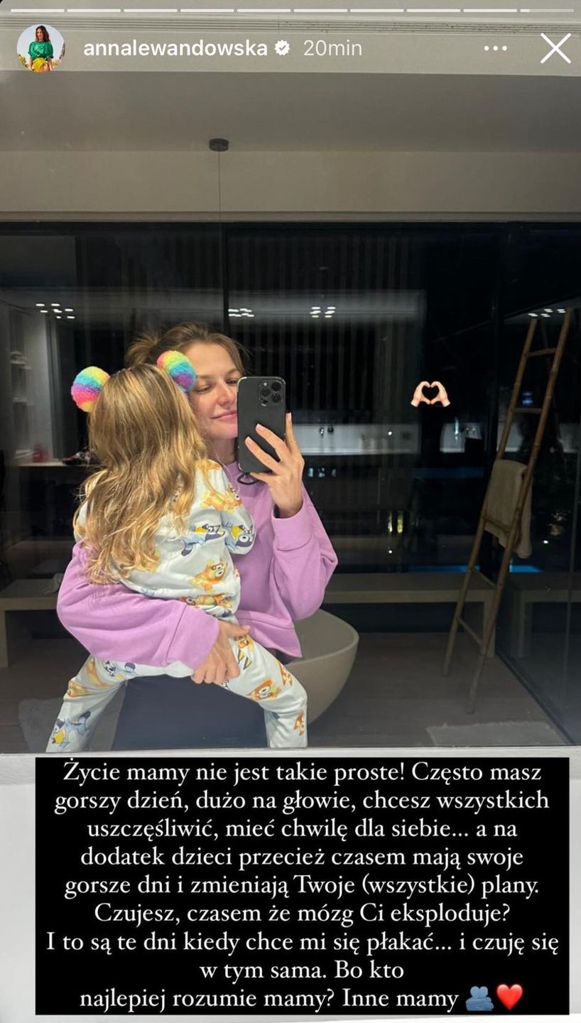 Anna Lewandowska zamieściła w sieci osobisty wpis