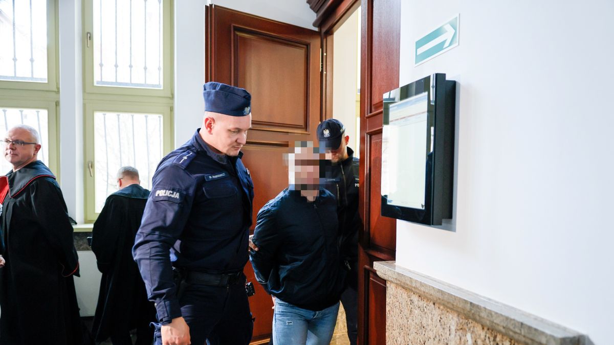 Leszek K. w trakcie procesu
