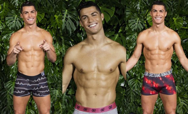 Wydepilowana klata Ronaldo promuje kolekcję majtek