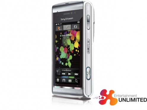Srebrny Sony Ericsson Idou