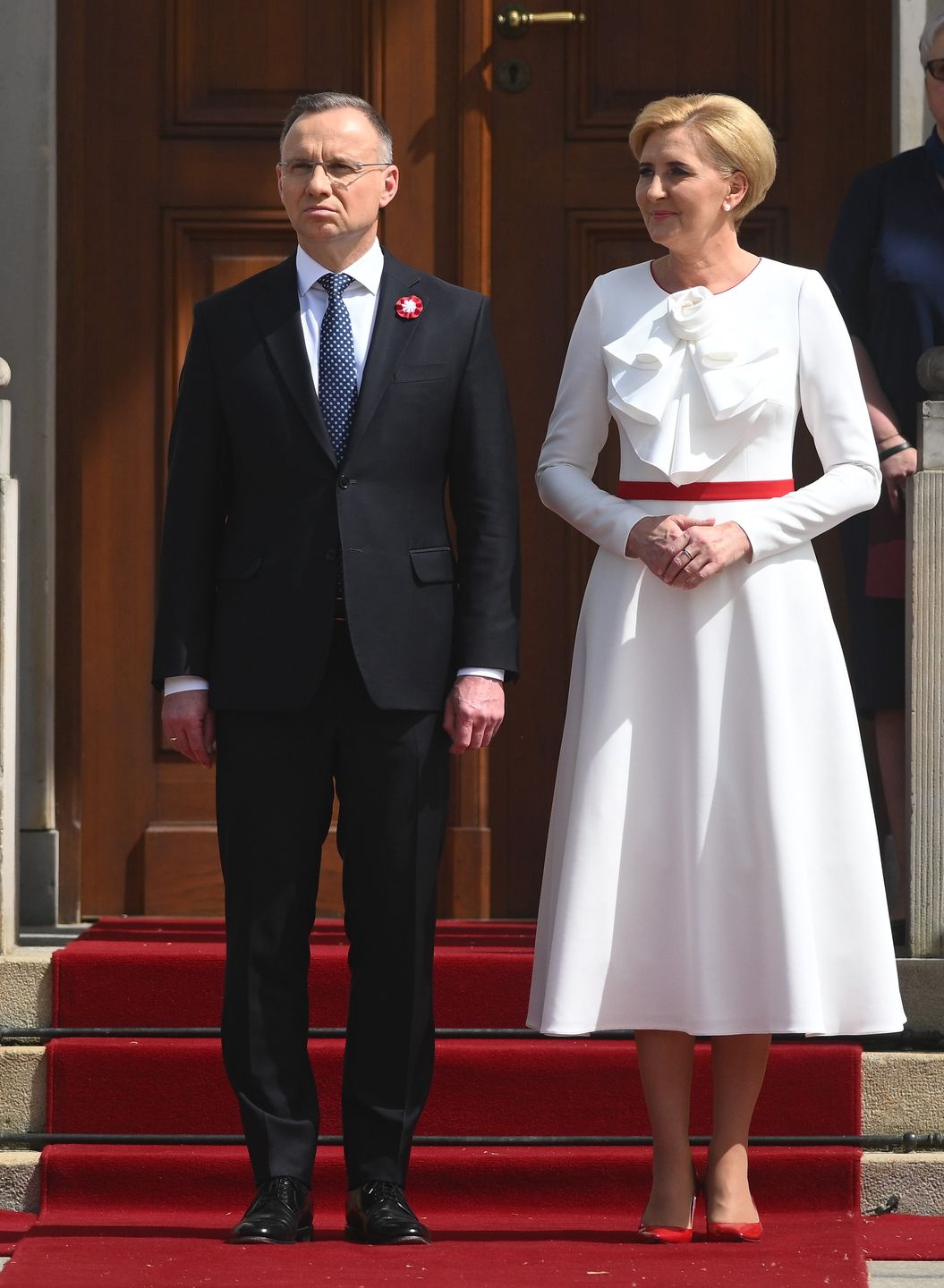 Agata Duda podczas obchodów Dnia Flagi RP