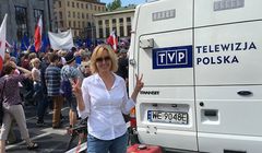 Agata Młynarska i Marcin Celiński na marszu KOD-u i opozycji. „Władzę w mediach ma publiczność, a nie prezesi”