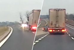 Niebezpieczne manewry na S5. Wszystko się nagrało