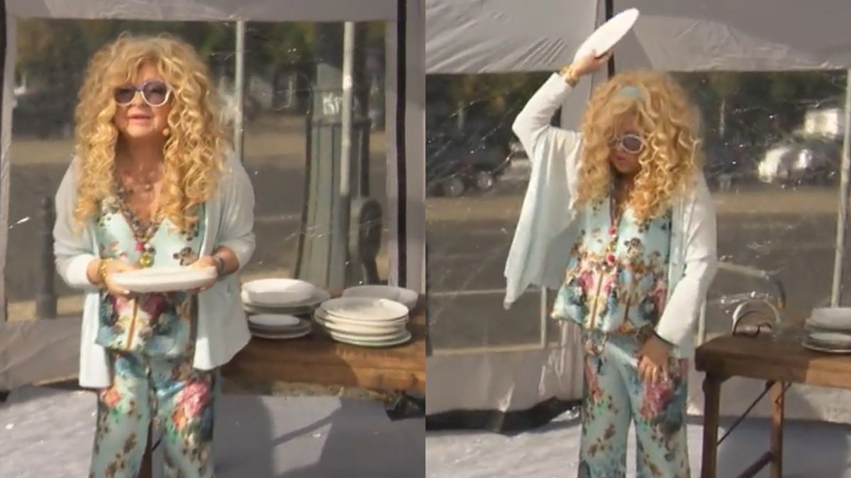 Magda Gessler wpadła w szał. Tłukła talerze w "Dzień Dobry TVN"