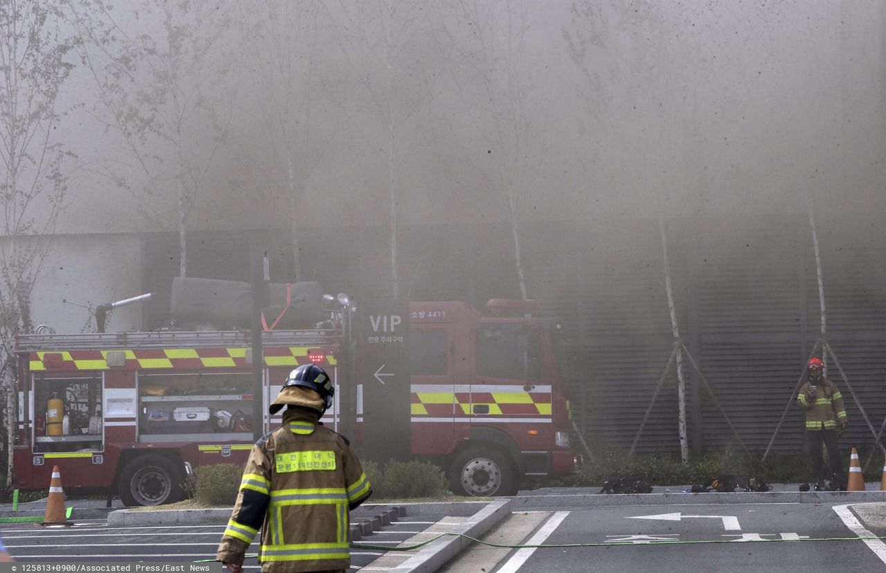 Tragedia w Korei Południowej. Wybuchł pożar w galerii handlowej
