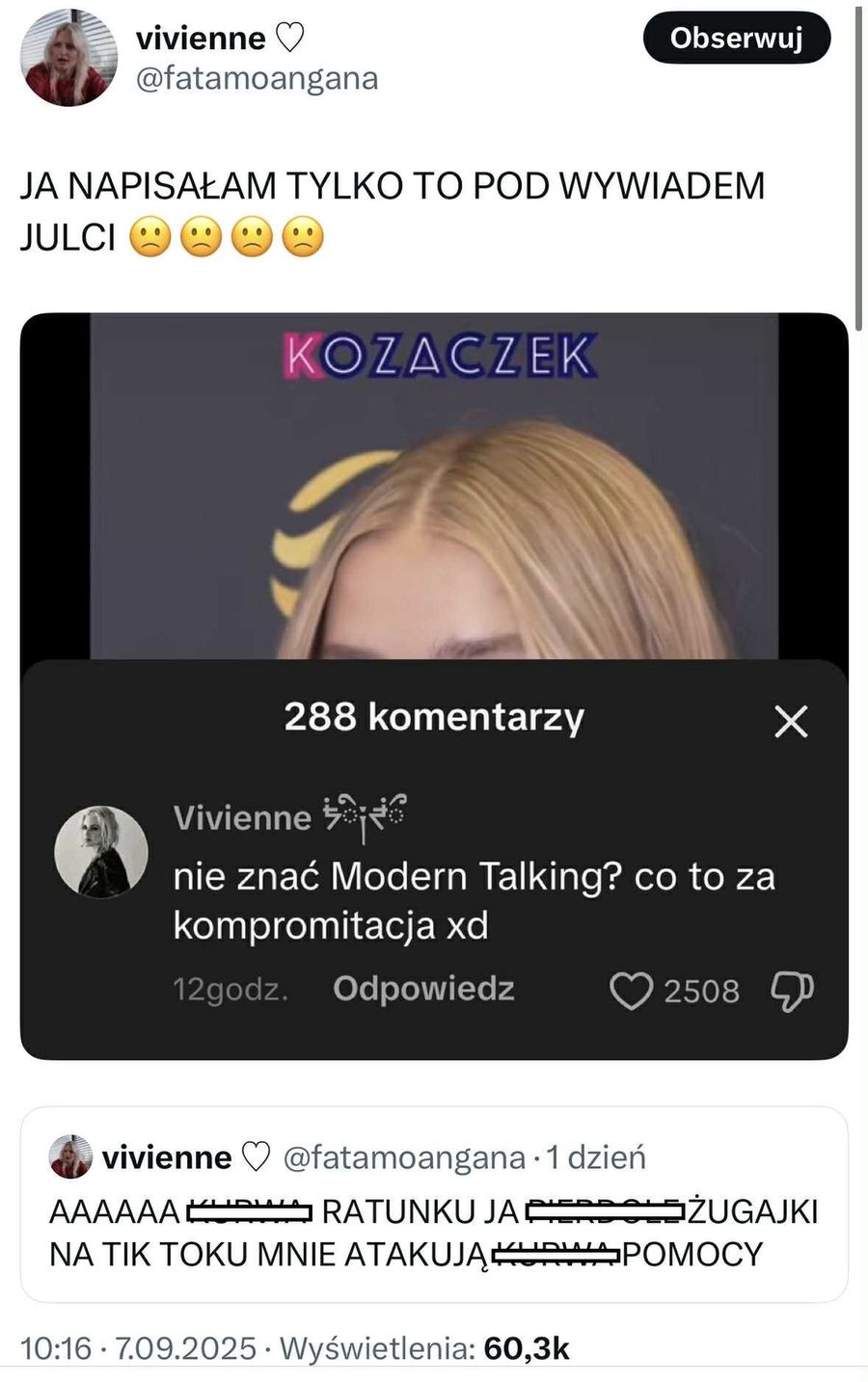 Julia Żugaj nie zna Modern Talking. Wściekłe Żugajki atakują int