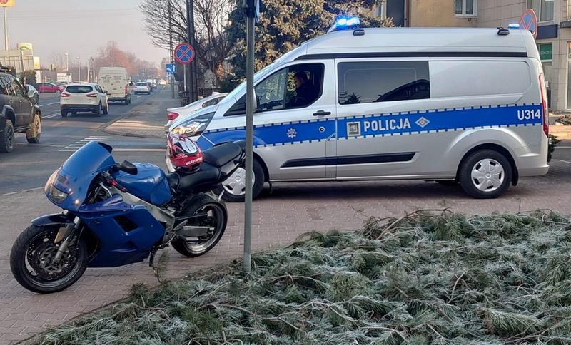 Policja zatrzymała kierującego motocyklem