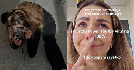 Dramat influencerki: nagrała film, który "na 100% byłby viralem", ale nie może go nikomu pokazać. "ZARAZ SIĘ PORYCZĘ"