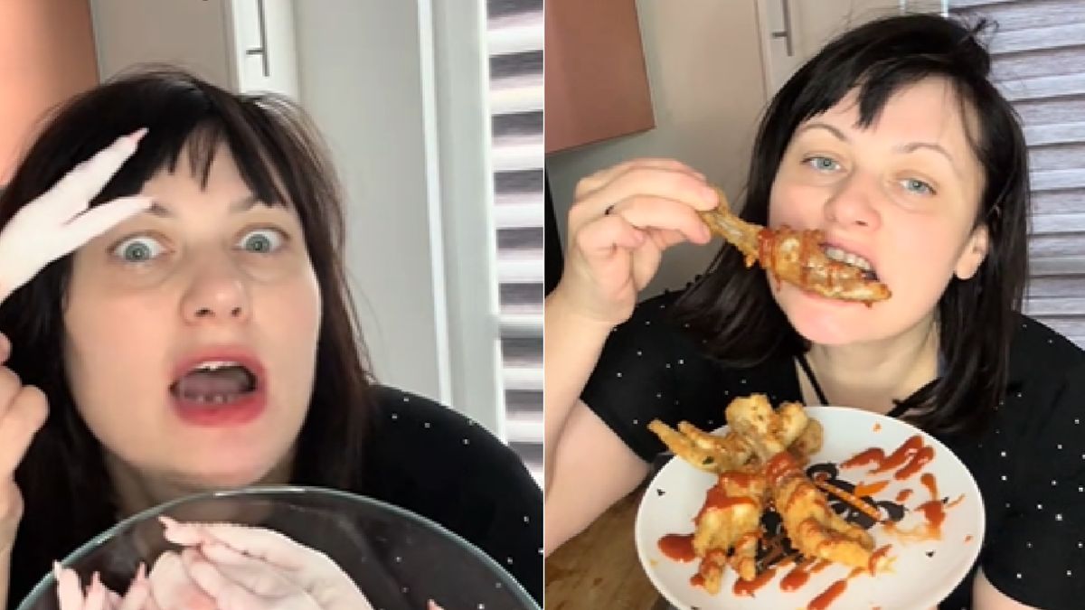 Pokazała, jak zrobić obiad na Halloween