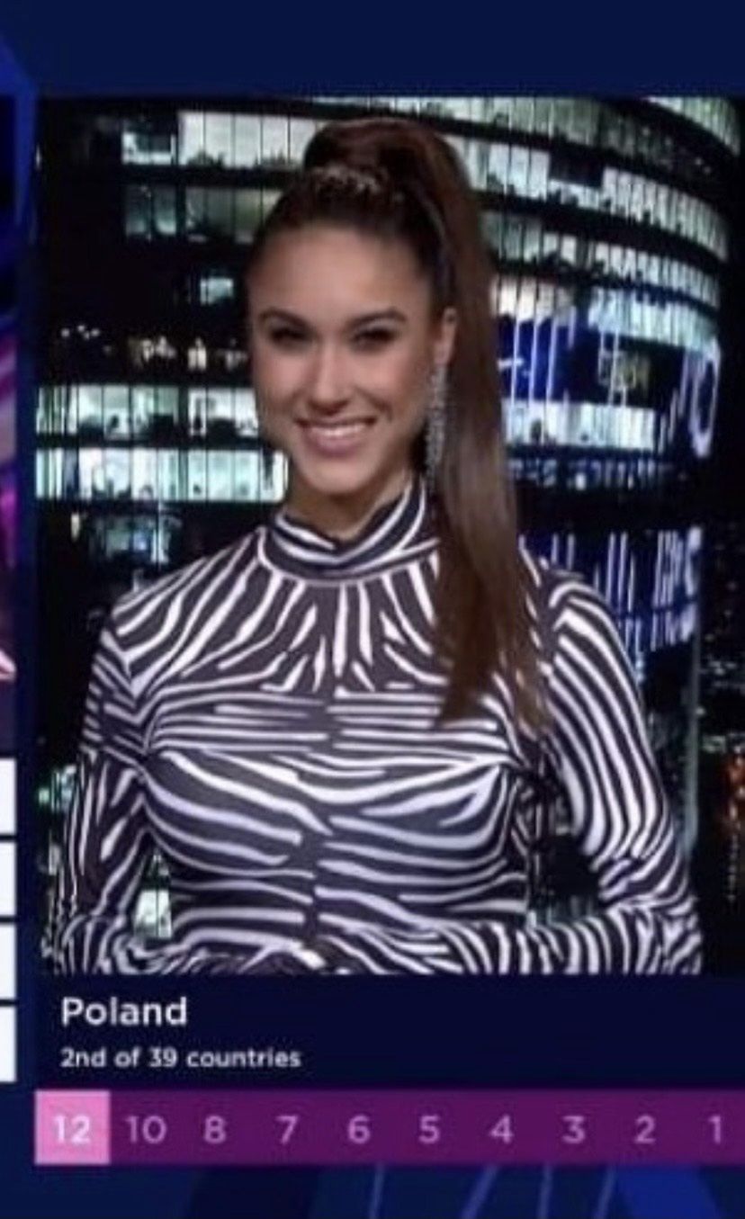 Ida Nowakowska przebrała się za zebrę na Eurowizję