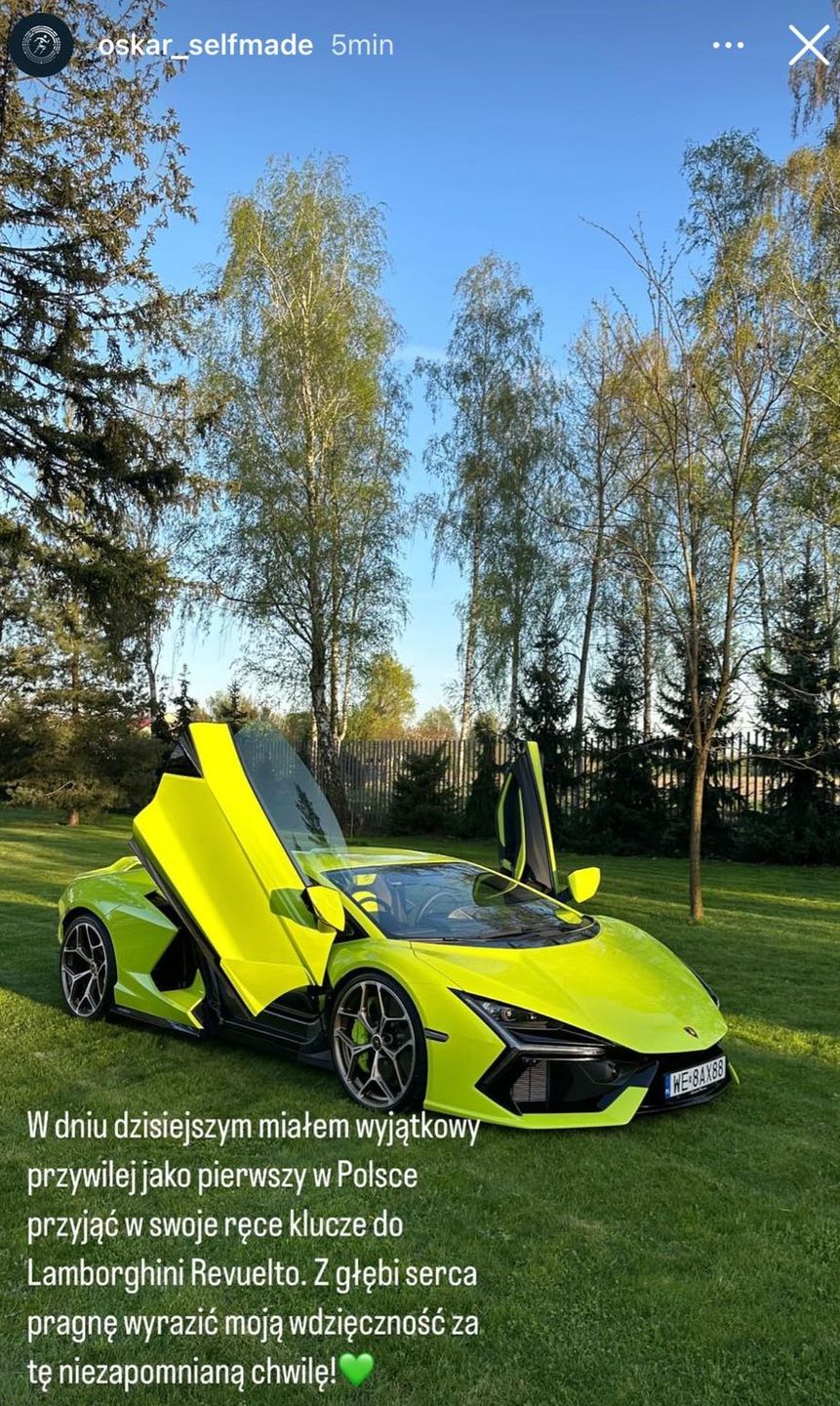 Nowe auto narzeczonego Klaudii Halejcio. Cena zwala z nóg