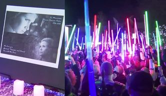 Setki mieczy świetlnych zabłysnęło ku pamięci Carrie Fisher