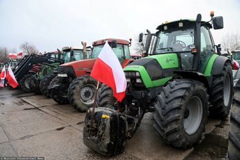Rolnicy zablokowali mleczarnię w Olecku. Żądają ujawnienia prawdy