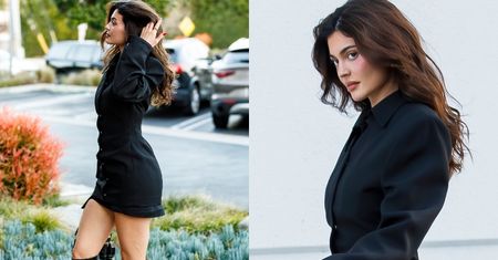 Kylie Jenner w KRÓCIUTKIEJ MINI przechadza się po Calabasas. Petarda? (ZDJĘCIA)
