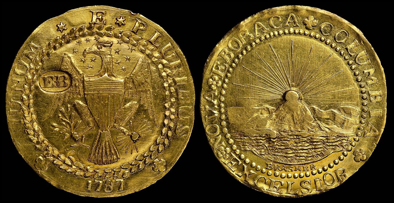 The Brasher Doubloon from the year 1787