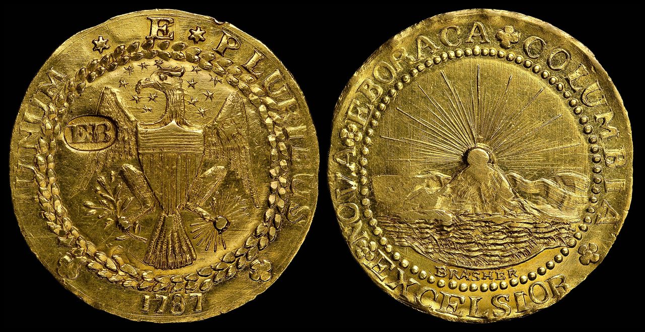 The Brasher Doubloon from 1787