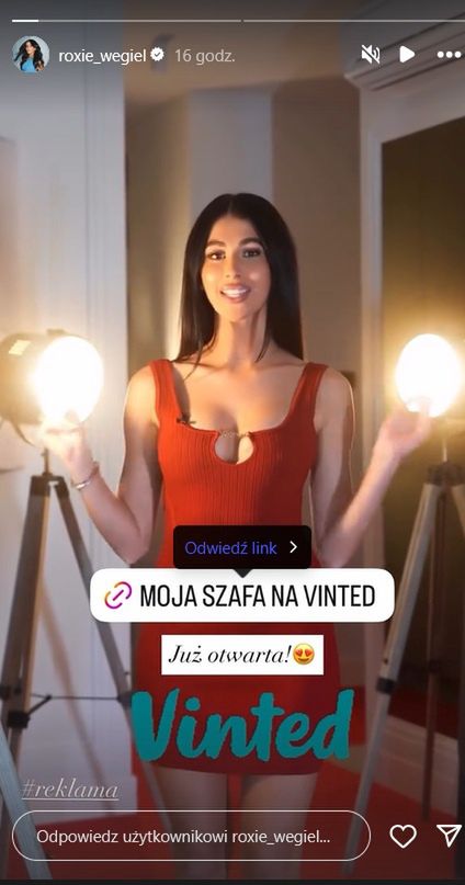 Roxie Węgiel sprzedaje swoje ubrania 
