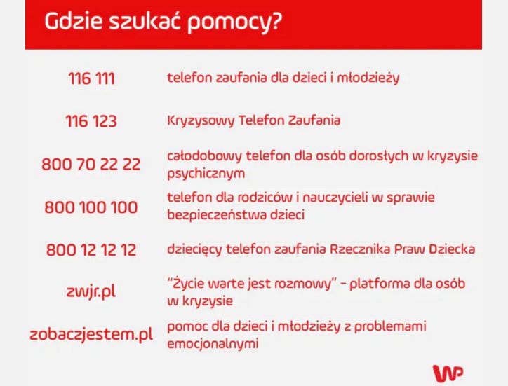 Gdzie szukać pomocy?