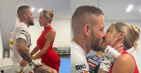 Ola Ciupa wspiera NOWEGO UKOCHANEGO, który wyszedł z więzienia. Przed bijatyką w klatce mógł liczyć na serię gorących pocałunków (FOTO)