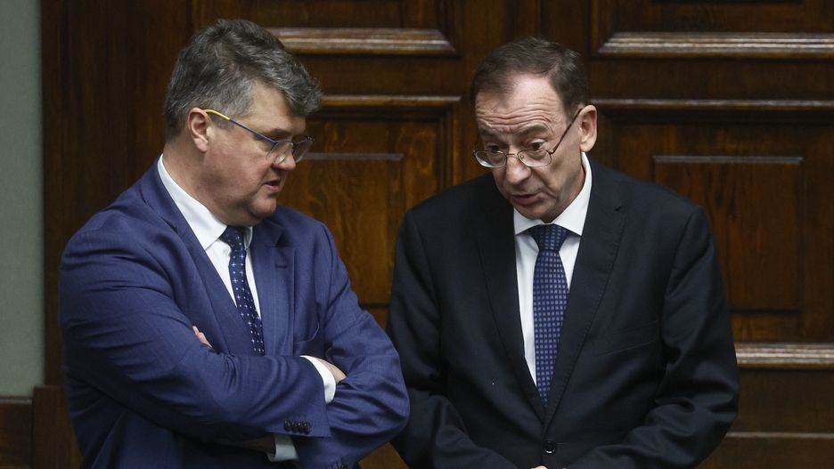 Mariusz Kamiński i Maciej Wąsik w Sejmie