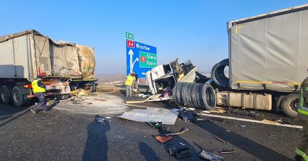 Wypadek w Gliwicach. Utrudnienia na A4