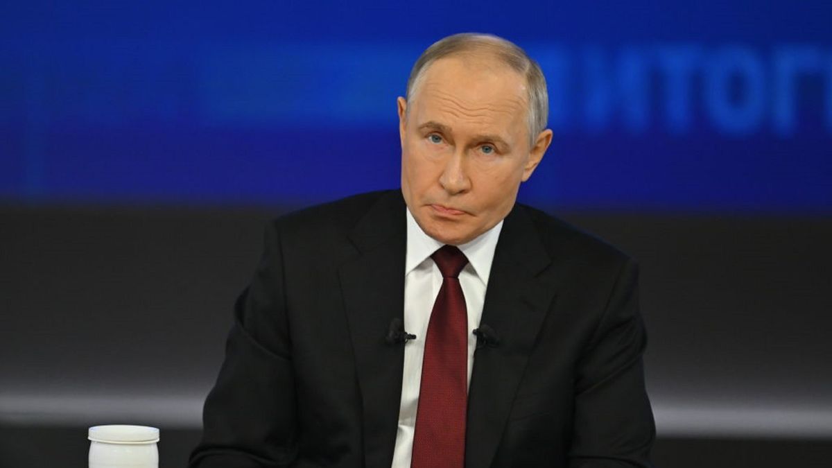 Russian President Vladimir Putin
MOSCOW, RUSSIA - DECEMBER 19: Russia's President Vladimir Putin attends annual special televised question-and-answer session and year-end news conference scheduled to take place at the Gostiny Dvor trade and exhibition centre in Russia, Moscow on December 19, 2024. (Photo by Sefa Karacan/Anadolu via Getty Images)
Anadolu
news conference, gostiny dvor, political, policy, moscow, conference, russia's president vladimir putin, politic