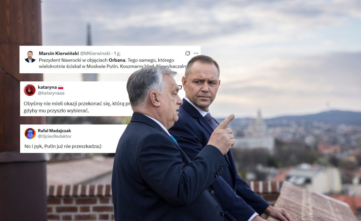"Wstyd", "smutne". Lawina komentarzy po spotkaniu Orban-Nawrocki