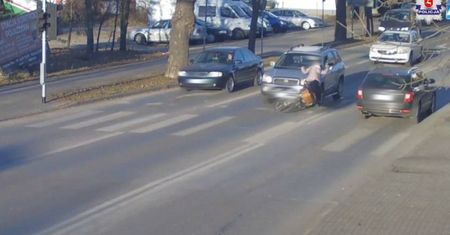 Łuków: Pijany potrącił rowerzystkę i uciekł z miejsca zdarzenia [WIDEO]