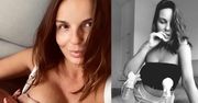 Agnieszka Włodarczyk "normalizuje karmienie" PODPIĘTA POD LAKTATORY: "Można od razu na dwie piersi"