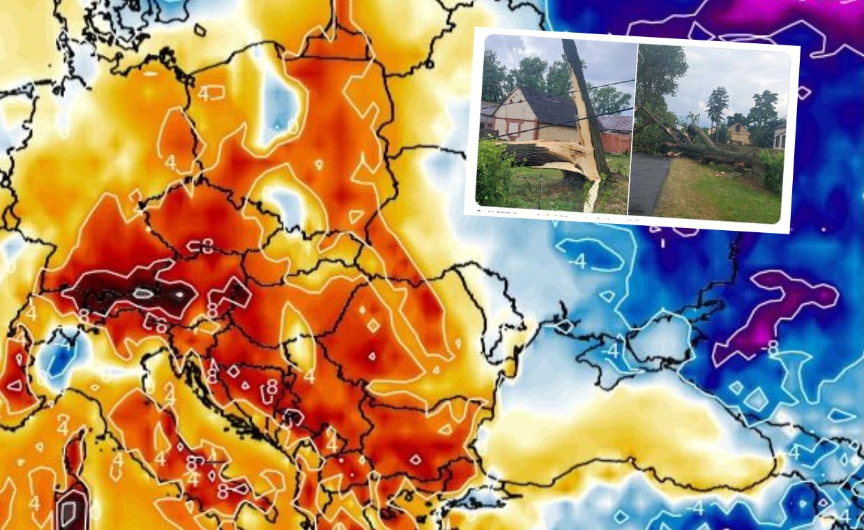 Pogoda. Gwałtowne burze nad Polską. Są zniszczenia