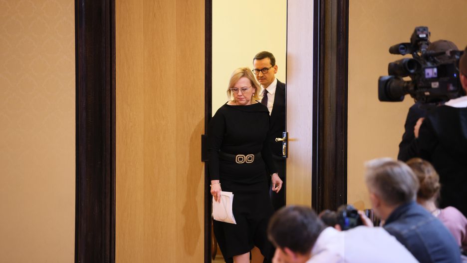 Mateusz Morawiecki i Anna Moskwa