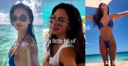 Nicole Scherzinger pluska się w błękitnej wodzie i pręży wyćwiczone ciało w bikini. Taka to pożyje?