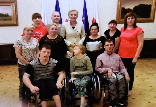 Agata Kornhauser-Duda odwiedziła niepełnosprawnych w Sejmie (FOTO)