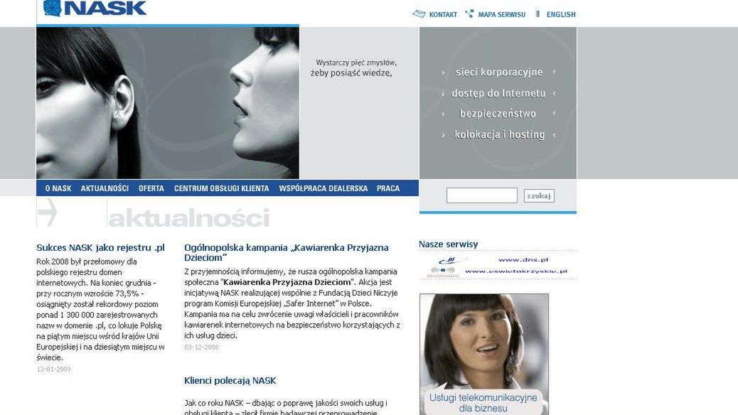 Prawie dwa miliony domen w Polsce w 2009 roku 1