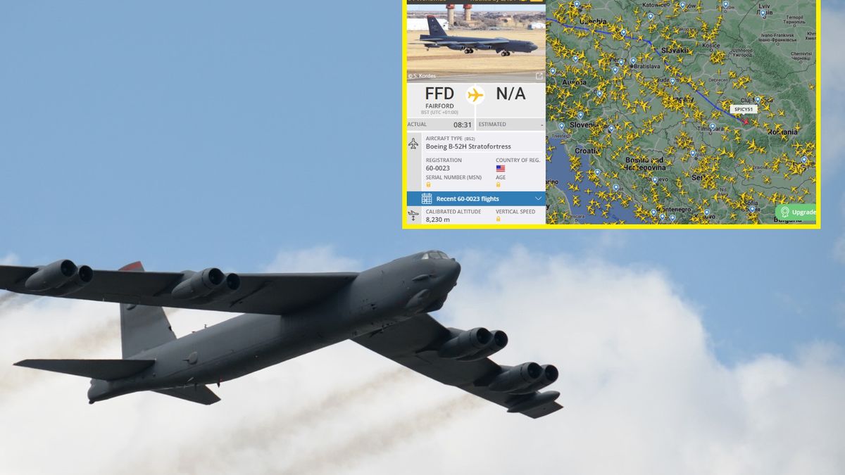 B-52 latał w piątek nad Rumunią 