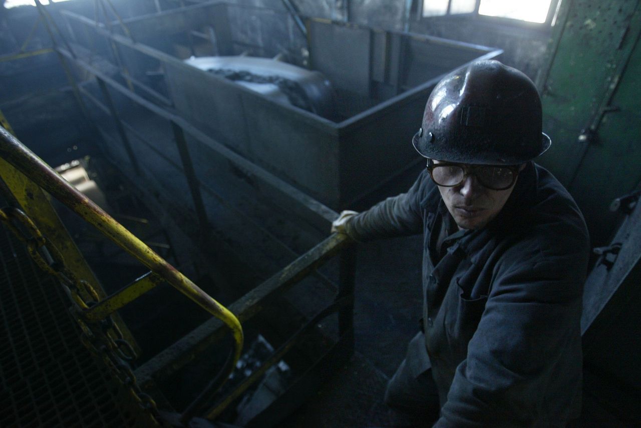 Kopalnia Węgla Kamiennego "Wieczorek" w Katowicach (fot. Sean Gallup/Getty Images)