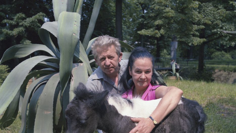 Hanna i Antoni Gucwińscy we wrocławskim zoo