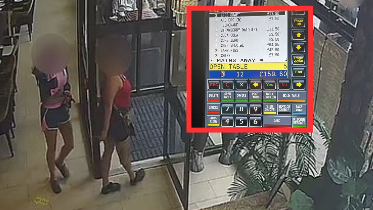 Rodzina uciekła z restauracji bez płacenia.