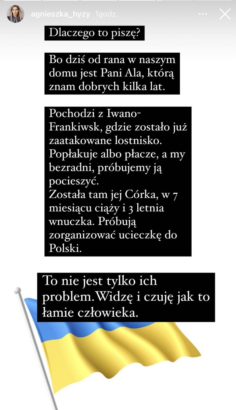 Agnieszka Hyży apeluje do celebrytów: "Dziś można i TRZEBA sobie odpuścić przefiltrowane zdjęcie"