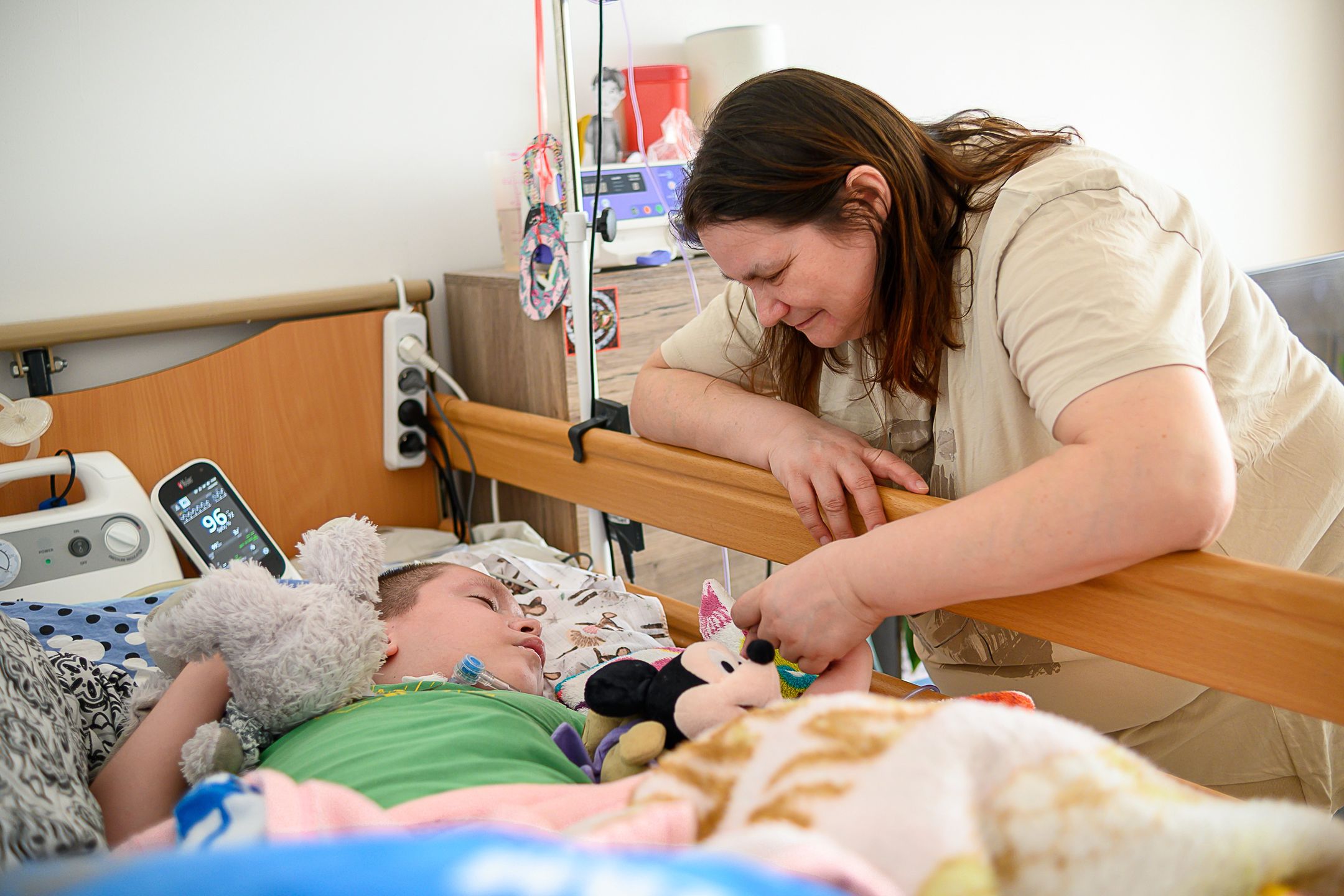 Sylwia z synem Igorem