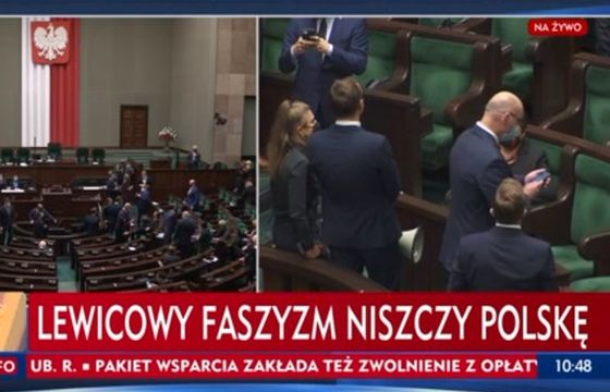 TVP Info o „lewicowym faszyzmie”, publicyści RASP tłumaczą agresję protestujących