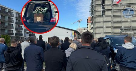 Żona nie mogła przyjechać. Na pogrzebie Rafała odczytano list