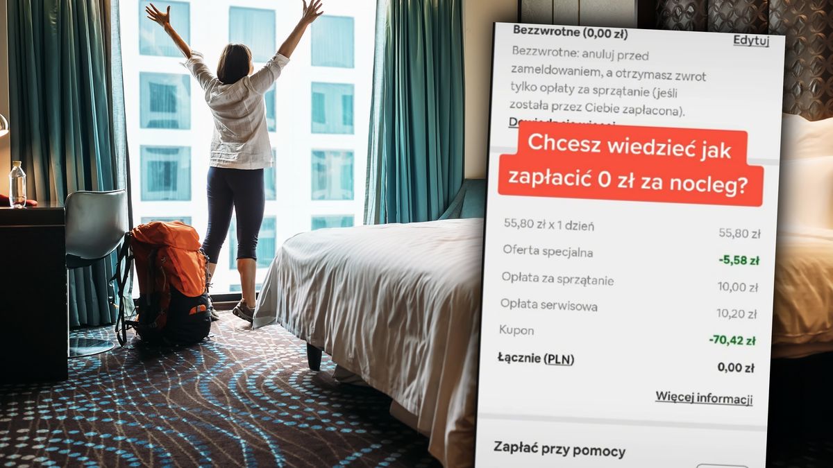 Tiktokera zdradza, jak mieć nocleg za darmo 
