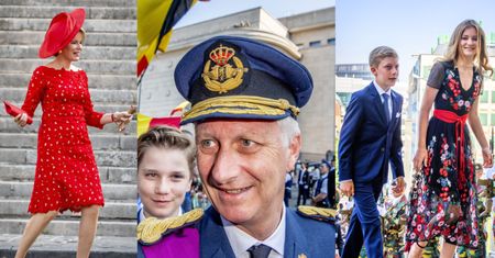 Król Belgii i jego o młodsza o 13 lat roztańczona żona celebrują święto narodowe (ZDJĘCIA)