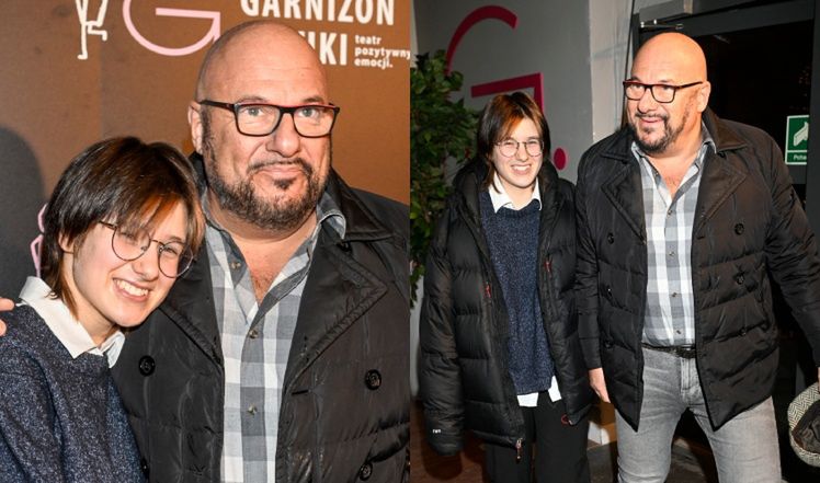 Piotr Gąsowski zabrał córkę Julię na premierę do teatru 