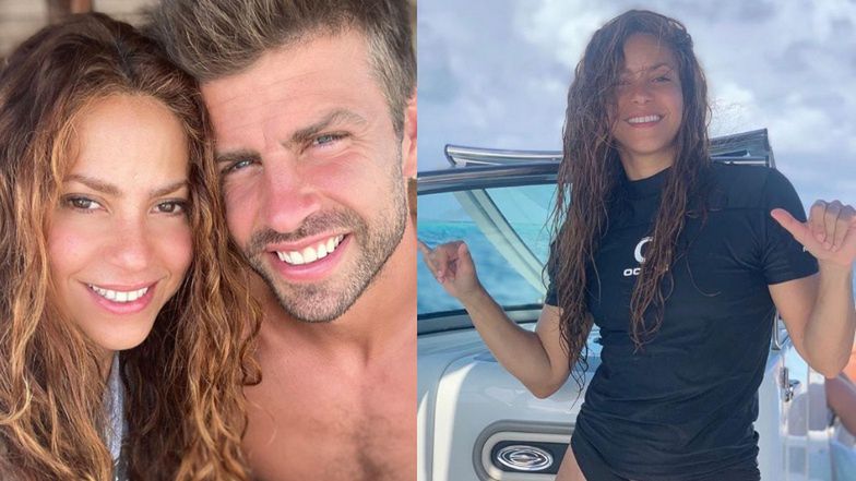 Shakira z mężem, Gerardem Pique, na wakacjach