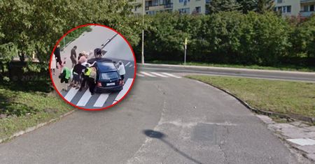 80-latka potrąciła rowerzystkę. Świadkowie sami podnieśli auto